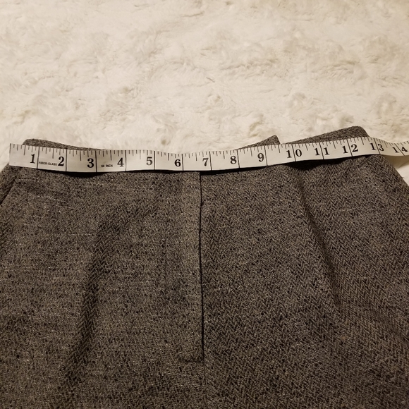 Ann Taylor Pants Career Suit Set Womens Size 2 Gray Wool Silk Blend - Picture 6 of 10